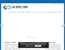 Tablet Screenshot of cooperativalospecchio.it